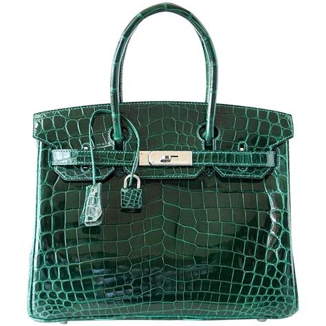 hermes crocodile green|Hermes crocodile bags for sale.